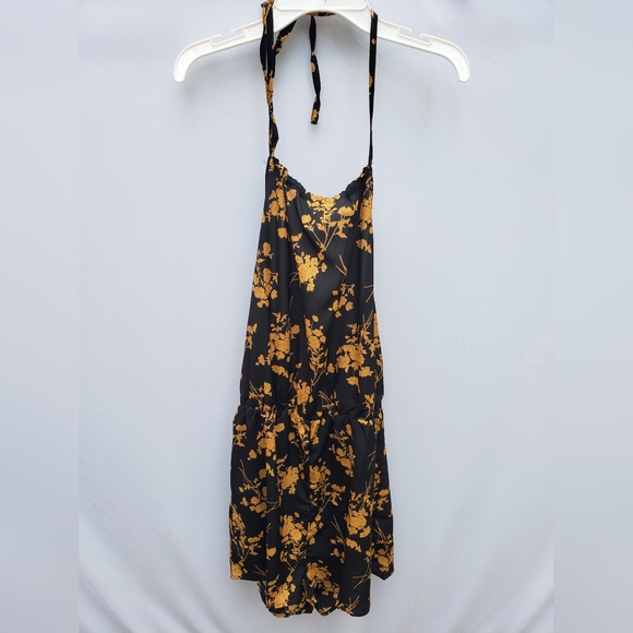 Shein Black Floral Romper Available in Small, Medium, Large New - Picture 2 of 5